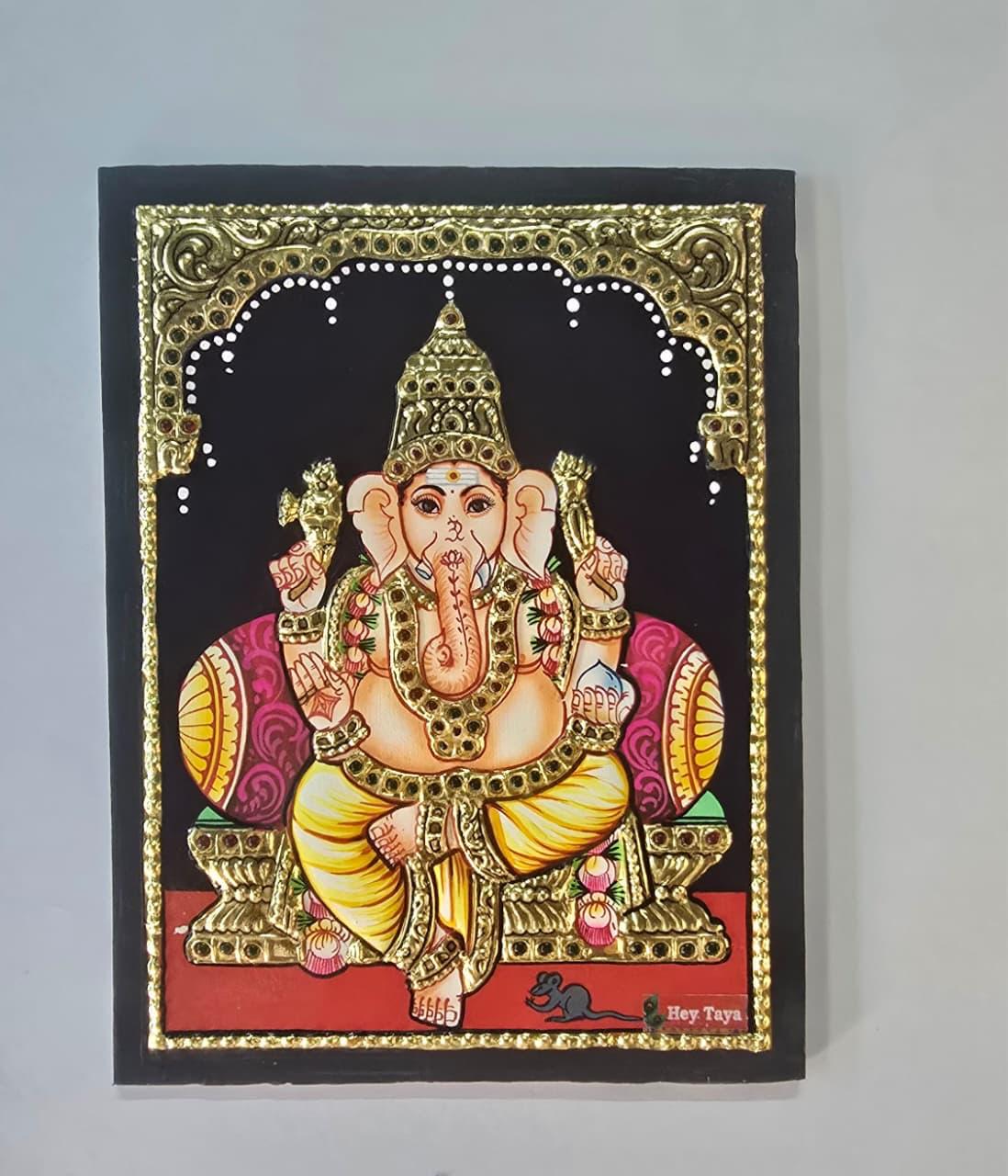 Ganesha Tanjore Painting