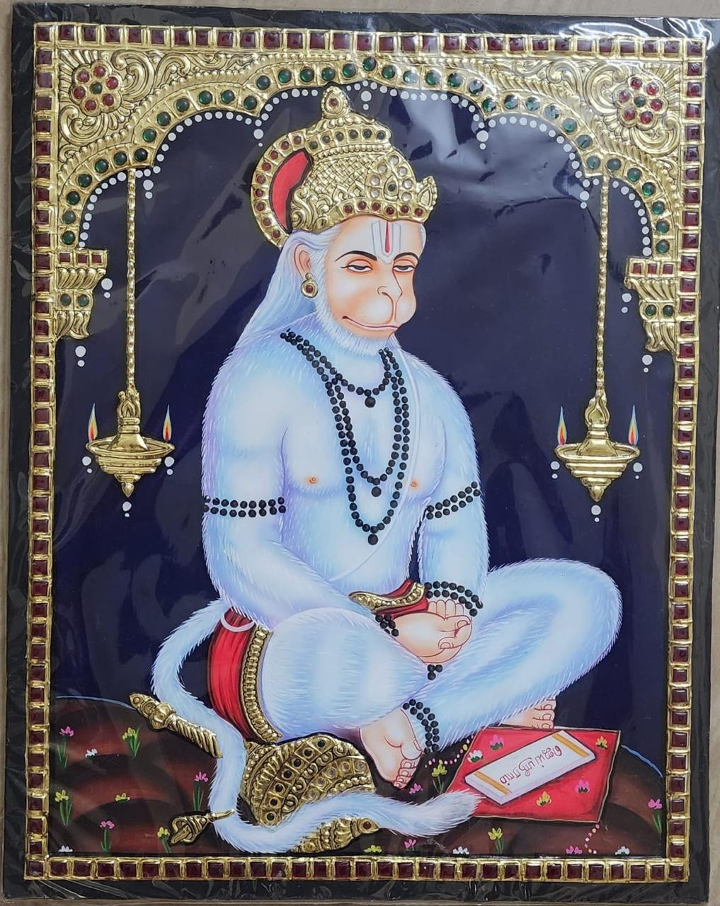 Hanuman Devotional Painting